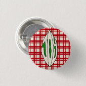 Holiday Ornament Joy Ronde Button 3,2 Cm (Voorkant /achterkant)