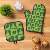 Holiday Ovenwant & Pannenlap Set (Top down)