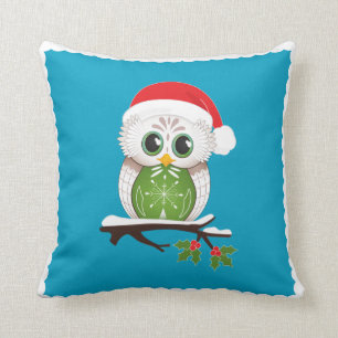 Holiday Owl Pillow Kussen