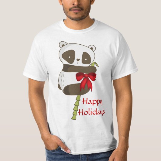 Holiday Panda T-shirt (Voorkant)