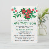 Holiday Party Invitation Kaart (Staand voorkant)