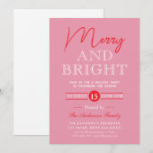 Holiday Party Invitation Kaart (Voorkant / Achterkant)