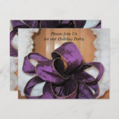 Holiday Party Invitation Kaart (Voorkant / Achterkant)