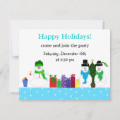 Holiday Party Invitation Kaart (Voorkant)