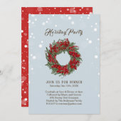 Holiday Party Invitation Kaart (Voorkant / Achterkant)