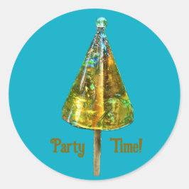 Holiday Party Time Tree Sticker