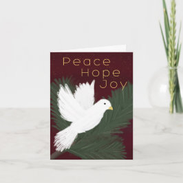 Holiday Peace dove Kaart