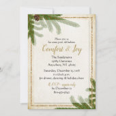 Holiday Pine Boughs Confort et invitation à la joi (Devant)