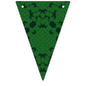 Holiday Pines Forest Triangle Bunting Banner (Eerste vlag)