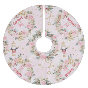 Holiday Pink Merry Notenkraker Beaux Custom Messag Kerstboom Rok