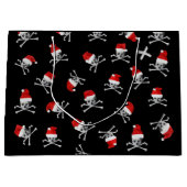 Holiday Pirate Skulls #2 Large Cadeauzakje (Voorkant)