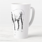 Holiday Pit Bull, Steady Gaze Latte Mok (Rechterhoek)