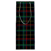 Holiday Plaid Wine Gift Bag Wijn Cadeautas (Achterkant)