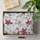 Holiday Poinsettia Winter Tissuepapier (Geschenk)
