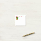 Holiday Post the Notes-Gingerbrood Man Post-it® Notes (Op bureau)