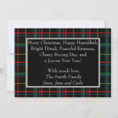 Holiday Pset Belated Photo Card Kaart (Achterkant)