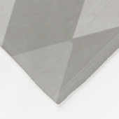 Holiday Pups Gray Diamond Fleece Deken (Hoek)