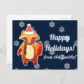 Holiday Raccoon Briefkaart (Voorkant / Achterkant)