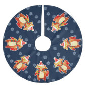 Holiday Raccoon Kerstboom Rok (Voorkant)