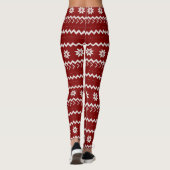 Holiday Red Fair Isle Leggings (Dos)