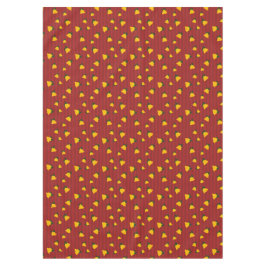 Holiday Red Gold Stripe Bells Christmas Tafelkleed