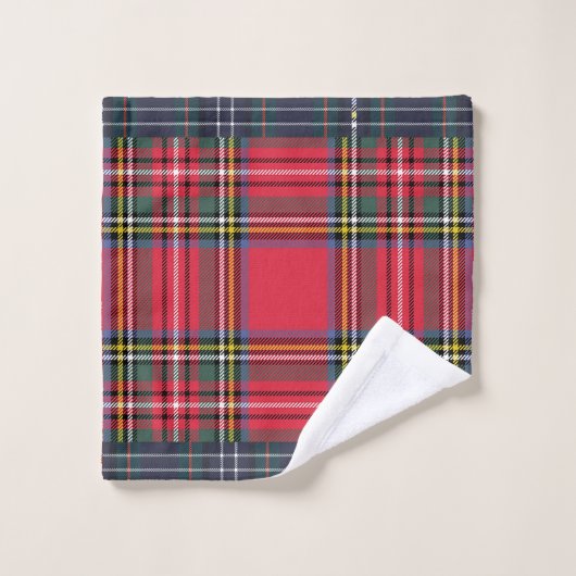 Holiday Red Plaid (Gant de toilette)