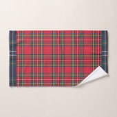 Holiday Red Plaid Bad Handdoek (Handdoek)