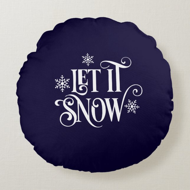 Holiday Rond Kussen (Voorkant)