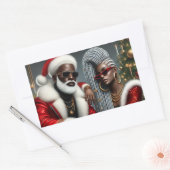 Holiday Royalty Rechthoekige Sticker (Envelop)