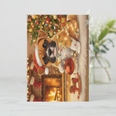 holiday Rug Feestdagenkaart (Staand voorkant)