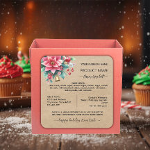 Holiday Rustic Texas Cottage Law étiquette aliment