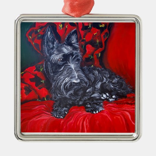 Holiday Scottie Ornament Haggis (Voorkant)