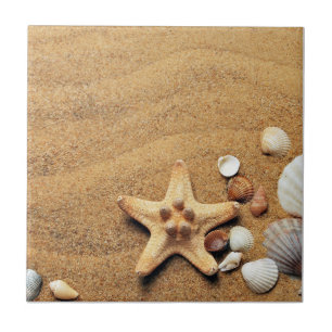 Holiday Seashells Beach   Tegeltje