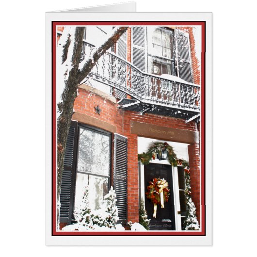 Holiday Season: Beacon Hill- Boston MA (Voorkant)