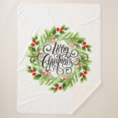 Holiday Sherpa Blanket Deken (Voorkant)