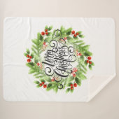 Holiday Sherpa Blanket Deken (Voorkant (horizontaal))