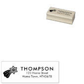 Holiday Shooting Star Retouradres Rubberstempel (Gestempeld)