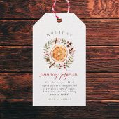 Holiday Simmering Potpourri Cadeaulabel