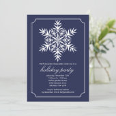 Holiday Snowflake Kaart (Staand voorkant)