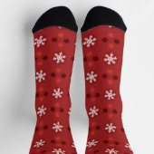Holiday Snowflake Pattern Socks Sokken (Top)