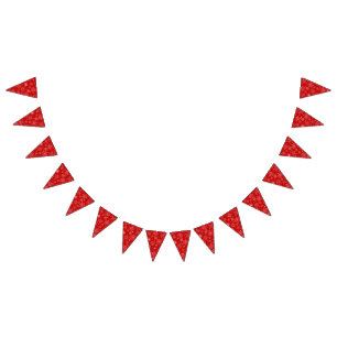 Holiday Snowflakes Banner Flags