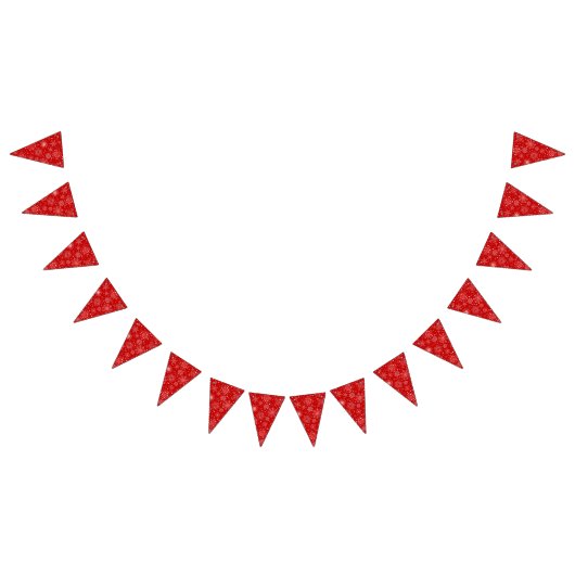 Holiday Snowflakes Banner Flags (Alle)