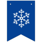Holiday Snowflakes Banner Flags (Eerste vlag)