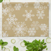 Holiday Snowflakes Kitchen Towel Theedoek (Gevouwen)