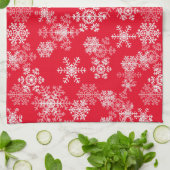 Holiday Snowflakes Kitchen Towel Theedoek (Gevouwen)