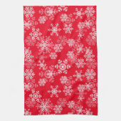 Holiday Snowflakes Kitchen Towel Theedoek (Verticaal)