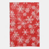 Holiday Snowflakes Kitchen Towel Theedoek (Verticaal)