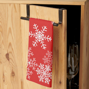 Holiday Snowflakes Kitchen Towel Theedoek