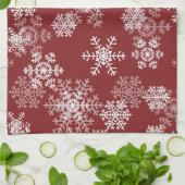 Holiday Snowflakes Kitchen Towel Theedoek (Gevouwen)