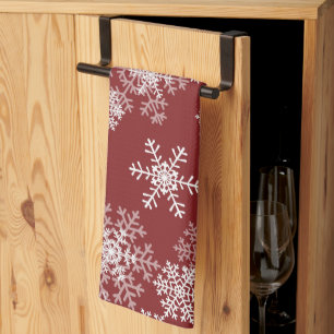 Holiday Snowflakes Kitchen Towel Theedoek